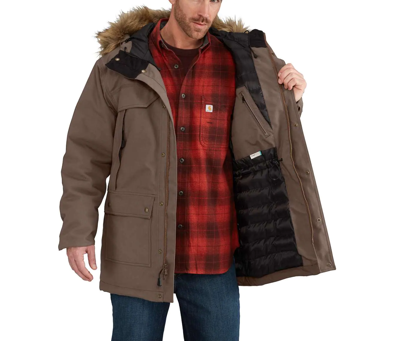 Quick duck sawtooth parka 2025 carhartt